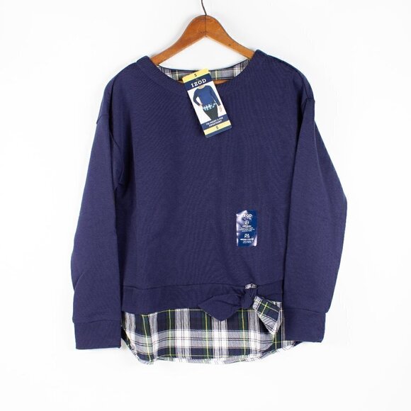 Izod Layered Sweatshirt - Small - NWT - Picture 1 of 5
